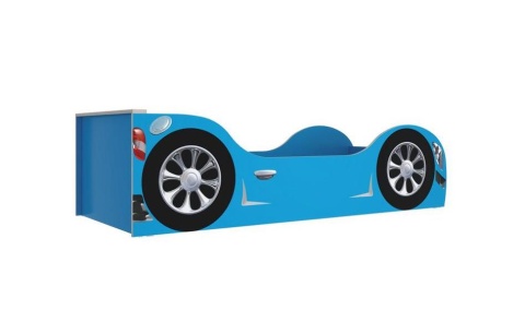 Детская Кровать-Машинка 4 WD (Д-2018 х В-556 х Г-864мм)/Красный или Синий