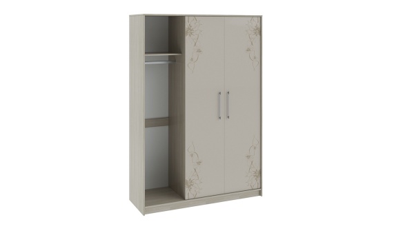 Спальный Гарнитур Мадлен №2 Ясень Шимо/Бежевый Глянец с Рисунком