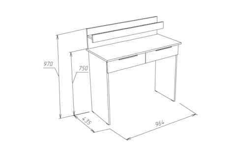 Туалетный стол Венеция